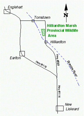 hilliardton marsh area map