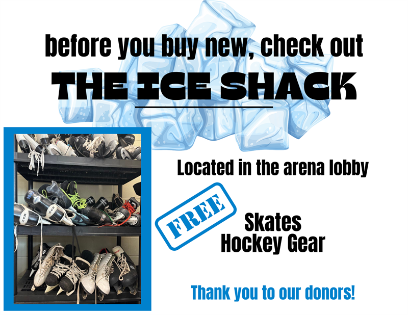 Ice Shack Used Equipment flyer