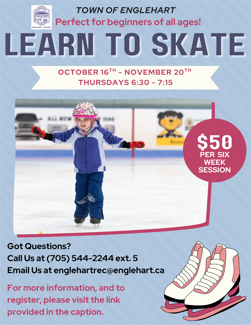 Learn to skate flyer