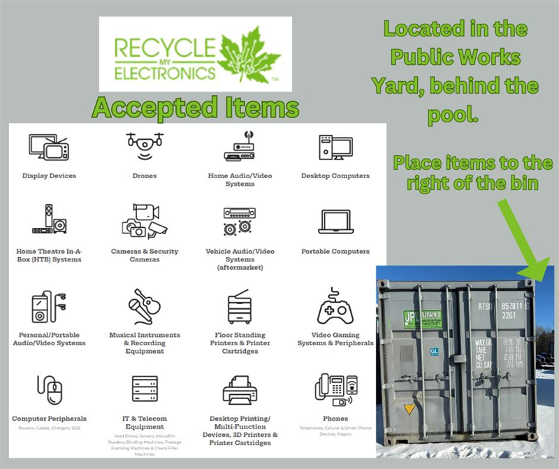 recycling my electronics chart
